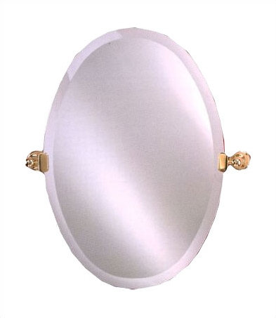 Miroir mural Hythe, Laiton poli, H 24 po x L 32 po