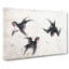 Three Swallows by Katsushika Hokusai - Wrapped Canvas-55358723