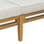 Ensemble de mobilier de patio de 5 pièces, comprenant un canapé, une causeuse, deux fauteuils et une table basse ronde.