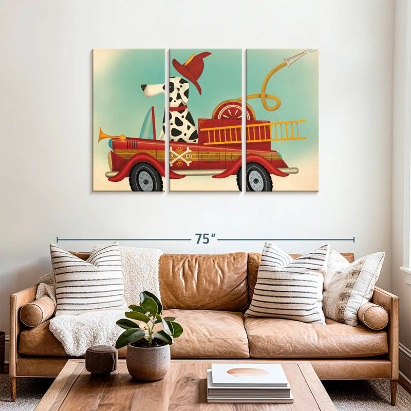 Alcaraz K9 Fire Department, 36" H x 57" W