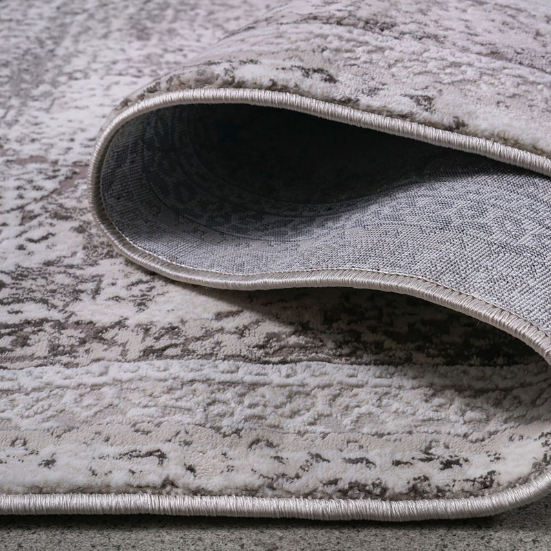 Tapis turc Palmira Carlo-GRIS, Rectangle 8 pi x 10 pi 2 po