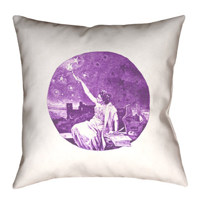 Coussin décoratif déesse rétro Katelyn Smith