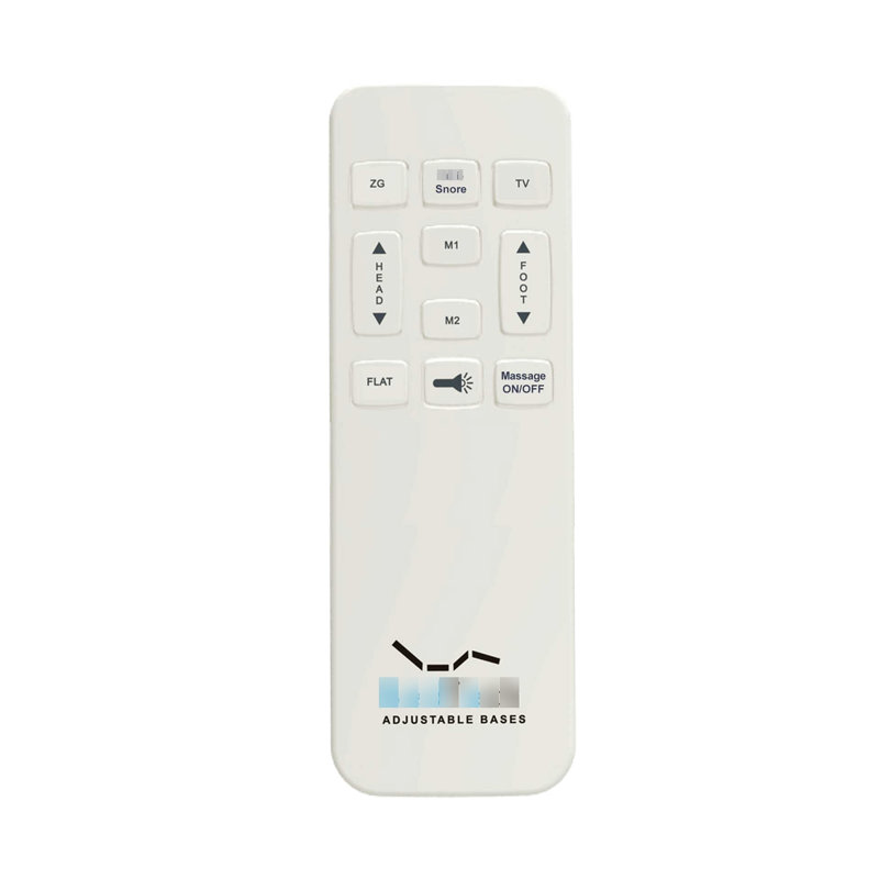Twin Adjustable Bed Bt2500 - Range Positions, Wireless Remote, Programmable Memory, Head And Foot Adjust, 850 Lb Capacity, Blue Grey Color Base Full Adjustment & Adjustable, Lbs