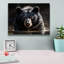 «Black Bear In Water» par Momart, art mural sur toile, 16 po x 12 po-144544377