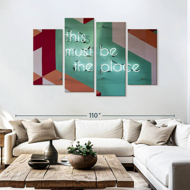 Tergel This Must Be The Place, typographie, H 54 po x l 84 po