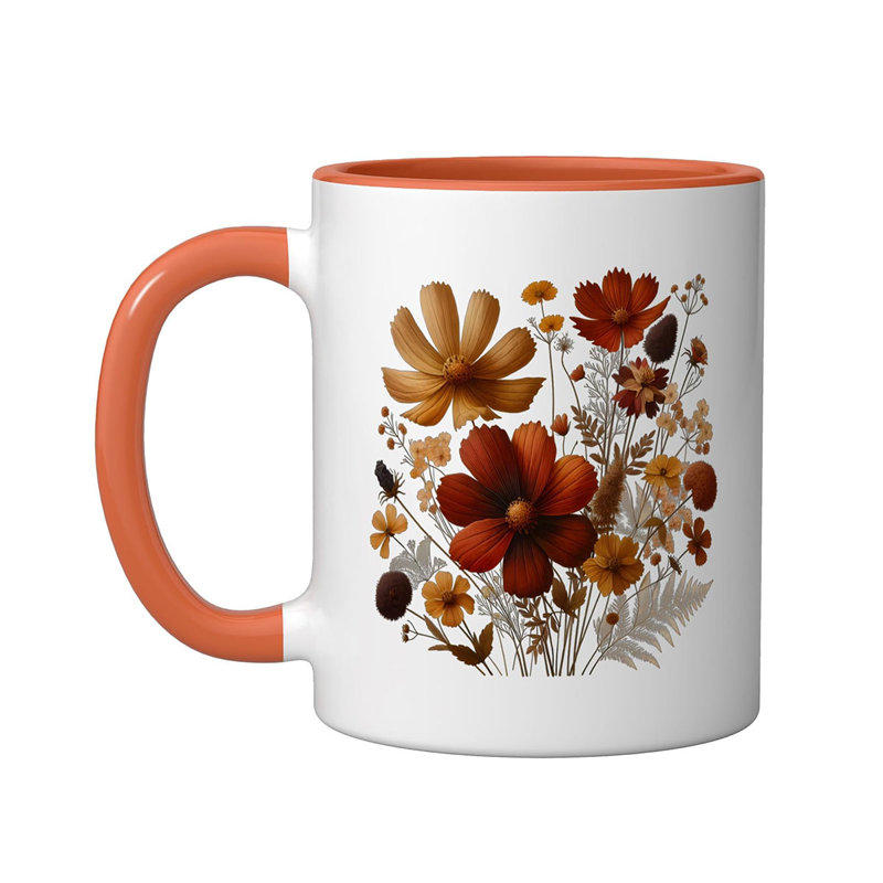 Ceramic Coffee Mug, Orange