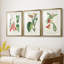 Turpin Tropical Botanicals I - Impression personnalisée de qualité supérieure avec passe-partout - 3 pièces-297979655-297979649