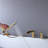 Brass Bathtub Faucet with Modern Design