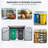 Versatile Metal Outdoor Bin Shed For Multiple Storage Needs-112357658