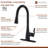 Mondawe Pull Down Kitchen Faucet-72651104