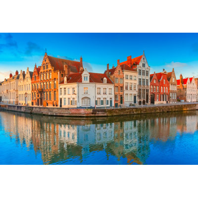 " Bruges Canal Spiegelrei " by Kavalenkavavolha