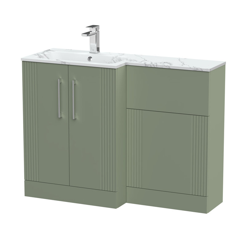 Deco 1105 mm Bathroom Vanity, Satin Green