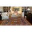 Tapis aubergine délavé Khusbu Karly