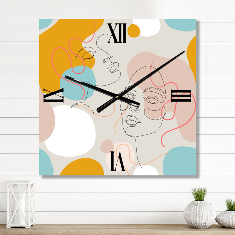 Horloge murale moderne, Moyen