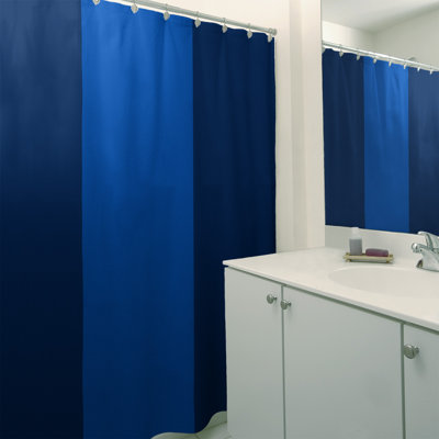 Striped Shower Curtain with Liner Included