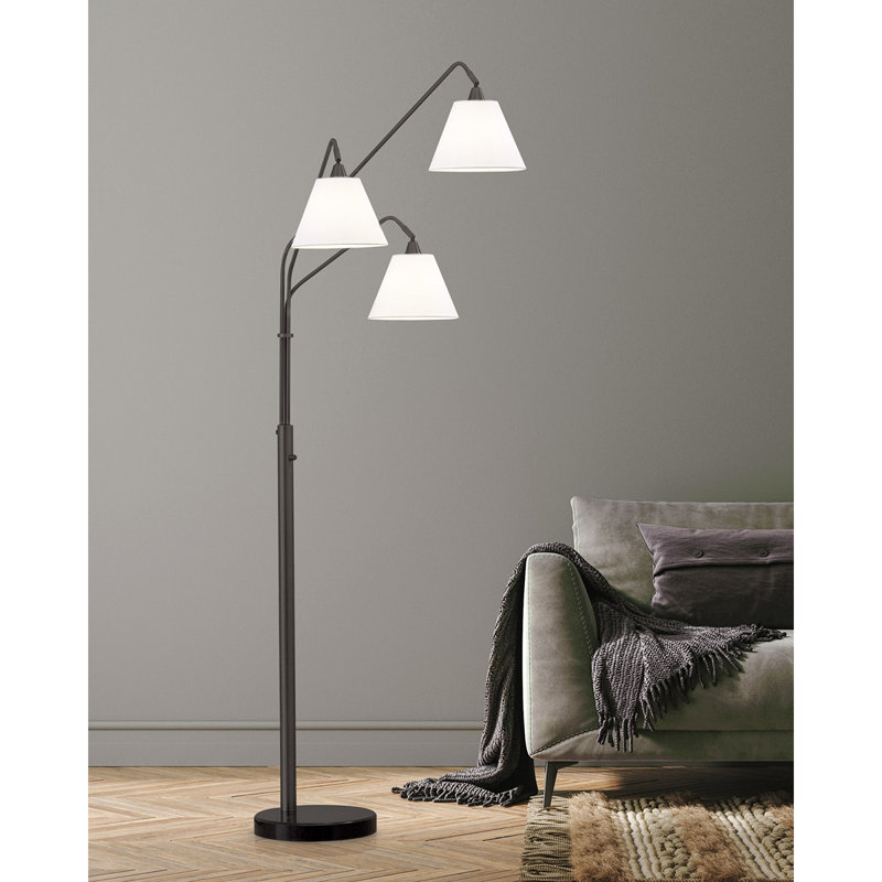 Lampe sur pied à branches 84 po Ironton Midtown, Bronze foncé / noir