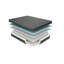 Matelas pour grand lit gris foncé, mousse viscoélastique imprégnée de gel de 11 po, ressorts ensachés pour un sommeil serein, matelas pour lit de confort moyen de 11 po, mousse, gris, qualité de promotion