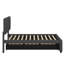 Lit plateforme simple tapissier avec lit gigogne et 3 tiroirs-243956953