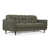 Olive Gray Faux Leather
