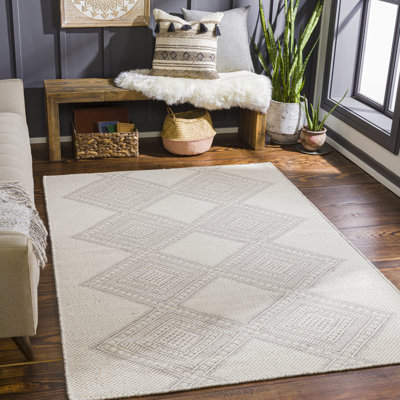 Acsa Wool Southwestern Indoor Rug
