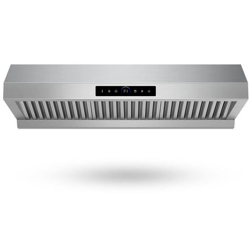 Inch Under Cabinet Range Hood 900Cfm, 4 Speed Remote Control Kitchen Hood With Motion Sensor & Adjustable Led Lighting Ducted