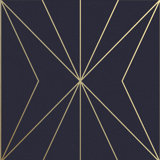 Geometric Metallic Wallpaper Double Roll