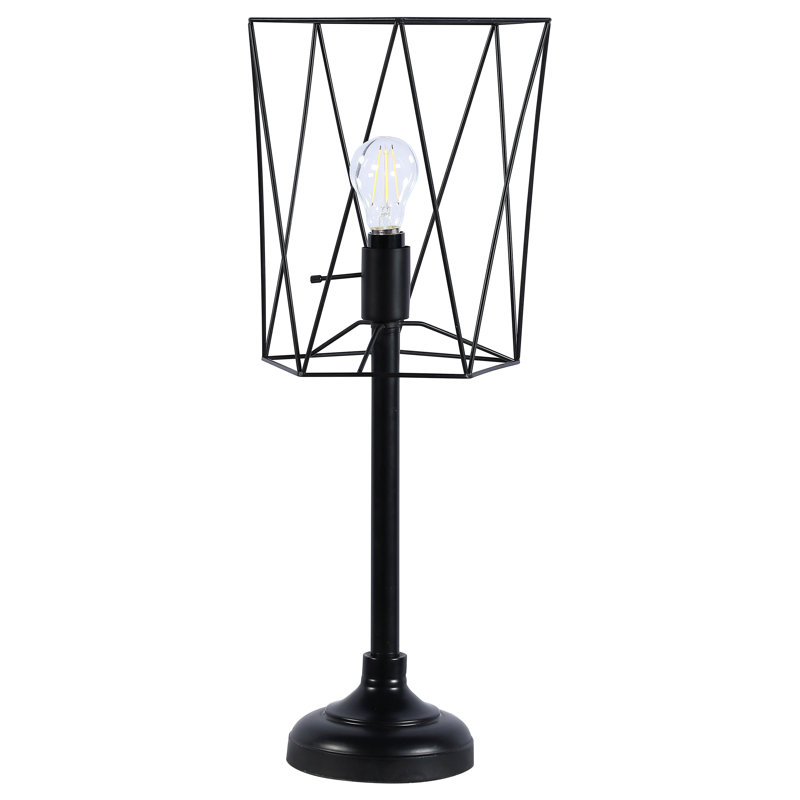 Lampe de table noire 25,5 ", Non