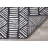 Shelldrake Black White Geometric Contrast Area Rug