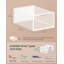 Clear Shoe Boxes, Set Of 12 Shoe Storage Organsiers, Transparent, Easy Assembly, 33.2 X 23 X 14.5 Cm, For Shoes Up To UK Size 9, Transparent And Cloud White-1539400168