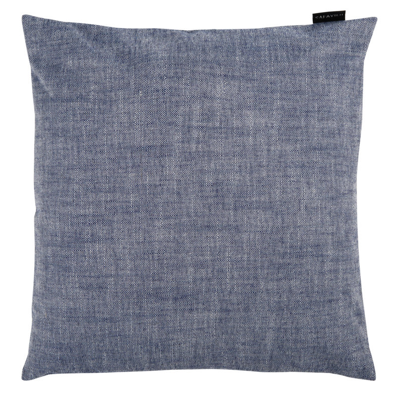 Lizabet Geometric Reversible Throw Pillow, Blue/White