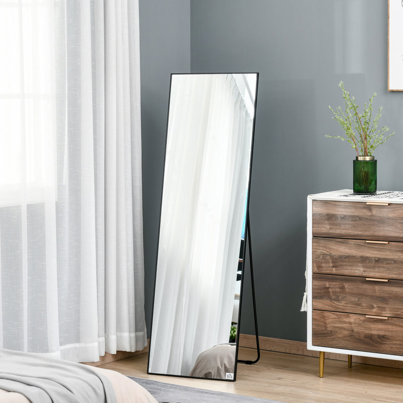 Metal Rectangle Floor Mirror