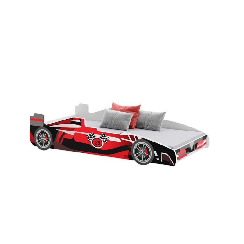 European Toddler (80 X 160cm) Standard Car, Red