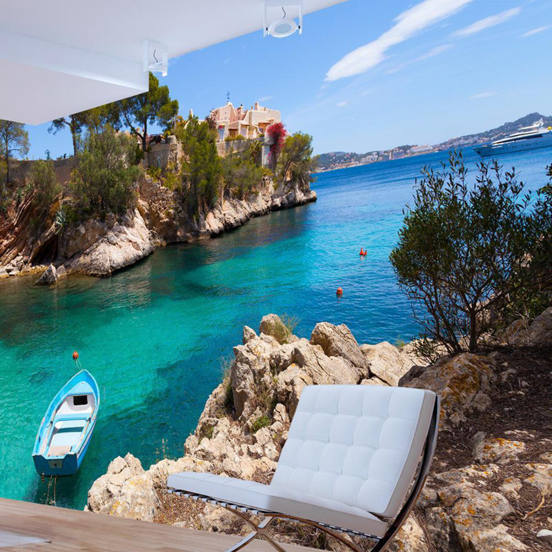 Murale Almehdi Holiday Seclusion, L 82 po x l 118 po