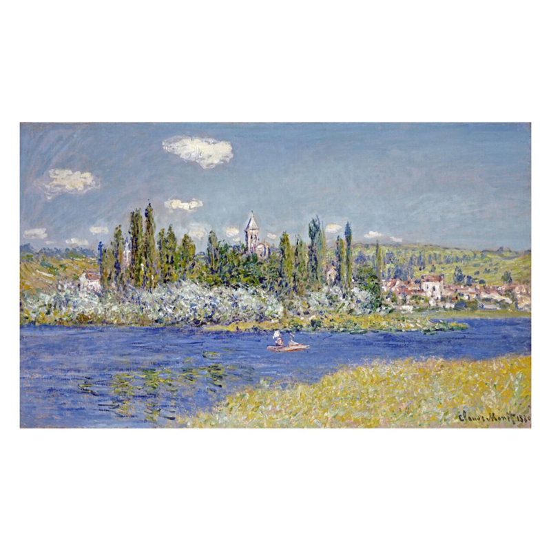 «Vetheuil» par Pierre-Auguste Renoir - Estampe numérique, H 22 po x l 28 po