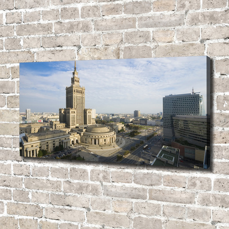 Palace Of Culture - Print, 70cm H x 140cm W, Canvas