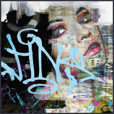 Graffiti Femme 1 Print by Lillian August