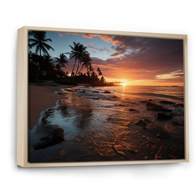 «Dominicain sunrise over the», reproduction d'art sur toile
