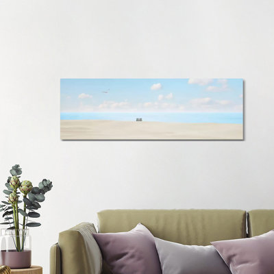 Beachscape Panorama VII by James McLoughlin - Wrapped Canvas Panoramic Print