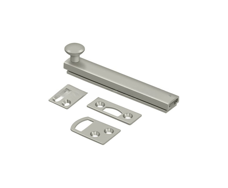 Brass Latch/Catch/Bolt, Painted Black, 1.9375" H x 4" W x 1.5625" D