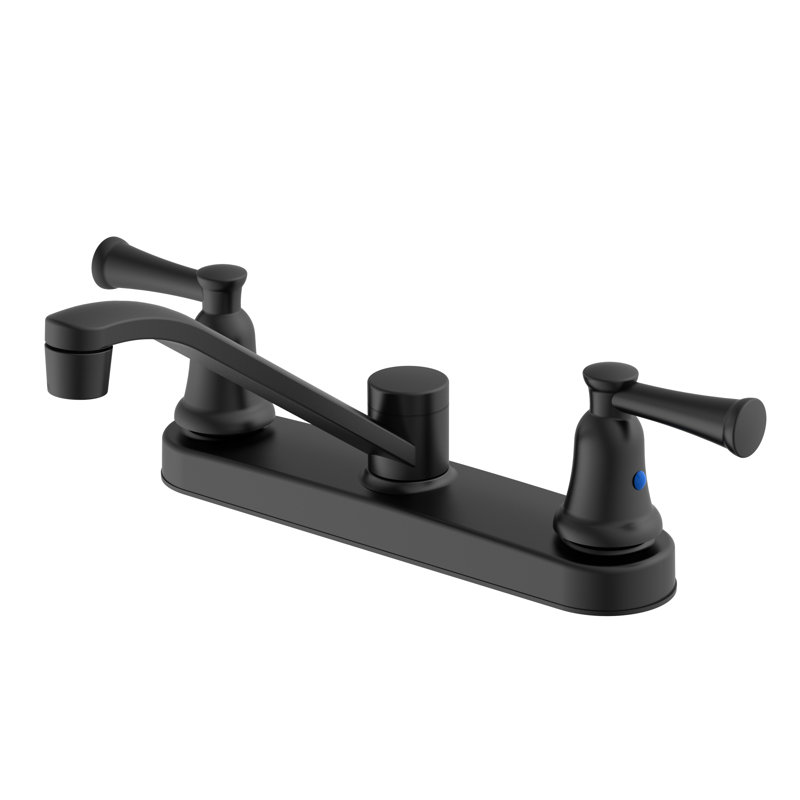 2-handle Bathroom Faucet, Matte Black