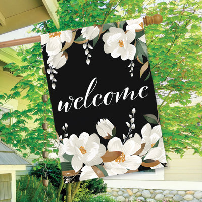 Drapeau blanc de la maison Magnolias