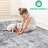 Grey Area Rug 5x7 - Non-shedding, Stain , Fashionable For Bedroom, Living Room, Dining Home Office Stylish, Dining,-189525721