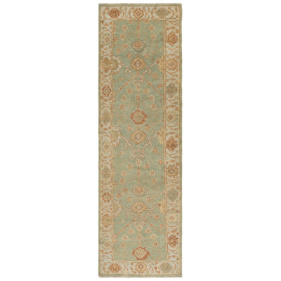 Oushak Hand Knotted Wool Oriental Rug