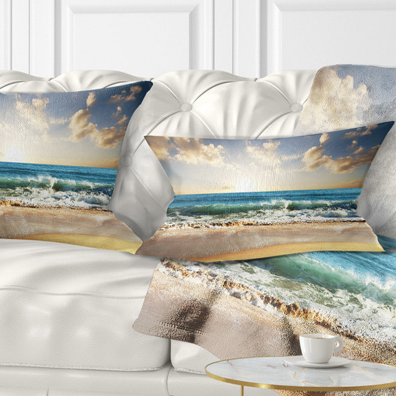 Coussin lombaire Seascape, Rectangle, 12 po x 20 po