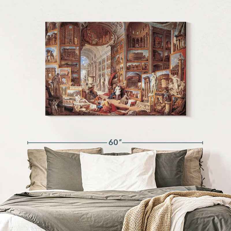 Lilie, galerie de vues de la Rome antique, H 32 po x l 48 po