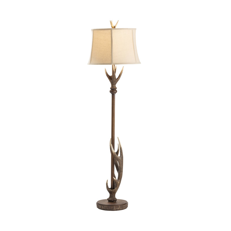 Mccalla 67'' Bronzed Traditional Floor Lamp