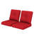 Outdoor Deep Seating Cushion With Olefin Fabric（Set of 2）-328856739