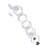 5 Steps Wall Mounted Retractable Ladder-596084292