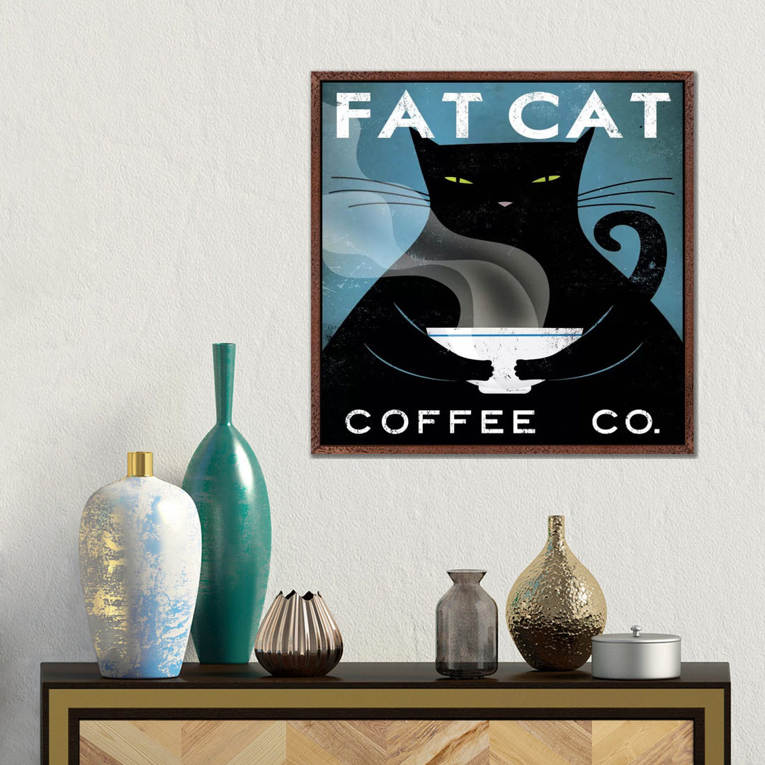 Leinwandbild Fat Cat Coffee Co. von Ryan Fowler