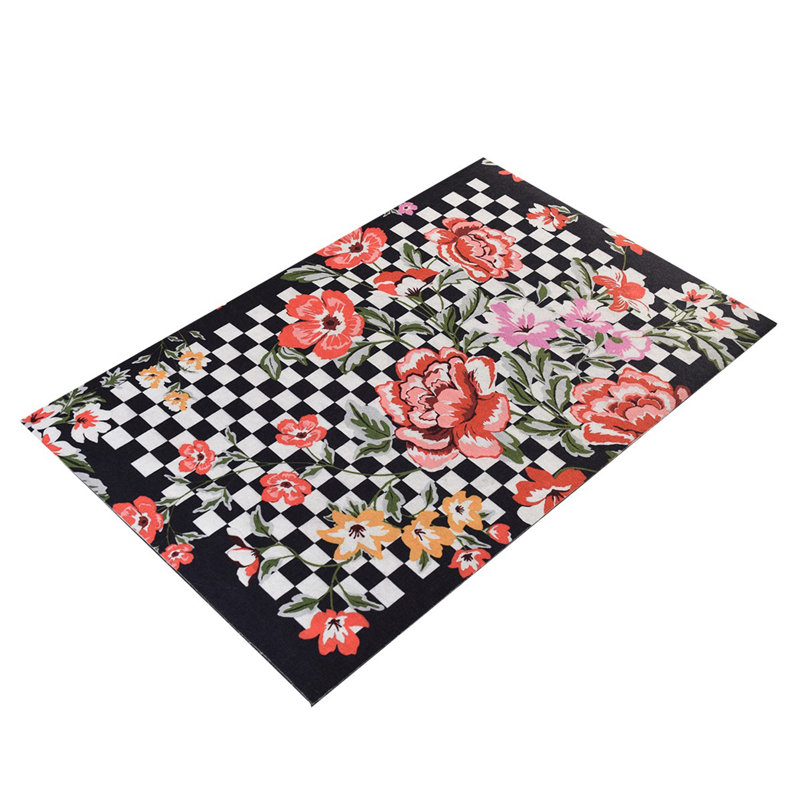 Durable PVC Doormat, Non-Slip Underside, 15.7 x 23.6 inches | 100% PVC Material, Machine Washable at 86°F | Perfect for Indoor & Outdoor Use, Easy to Clean, Stylish & Functional Welcome Mat